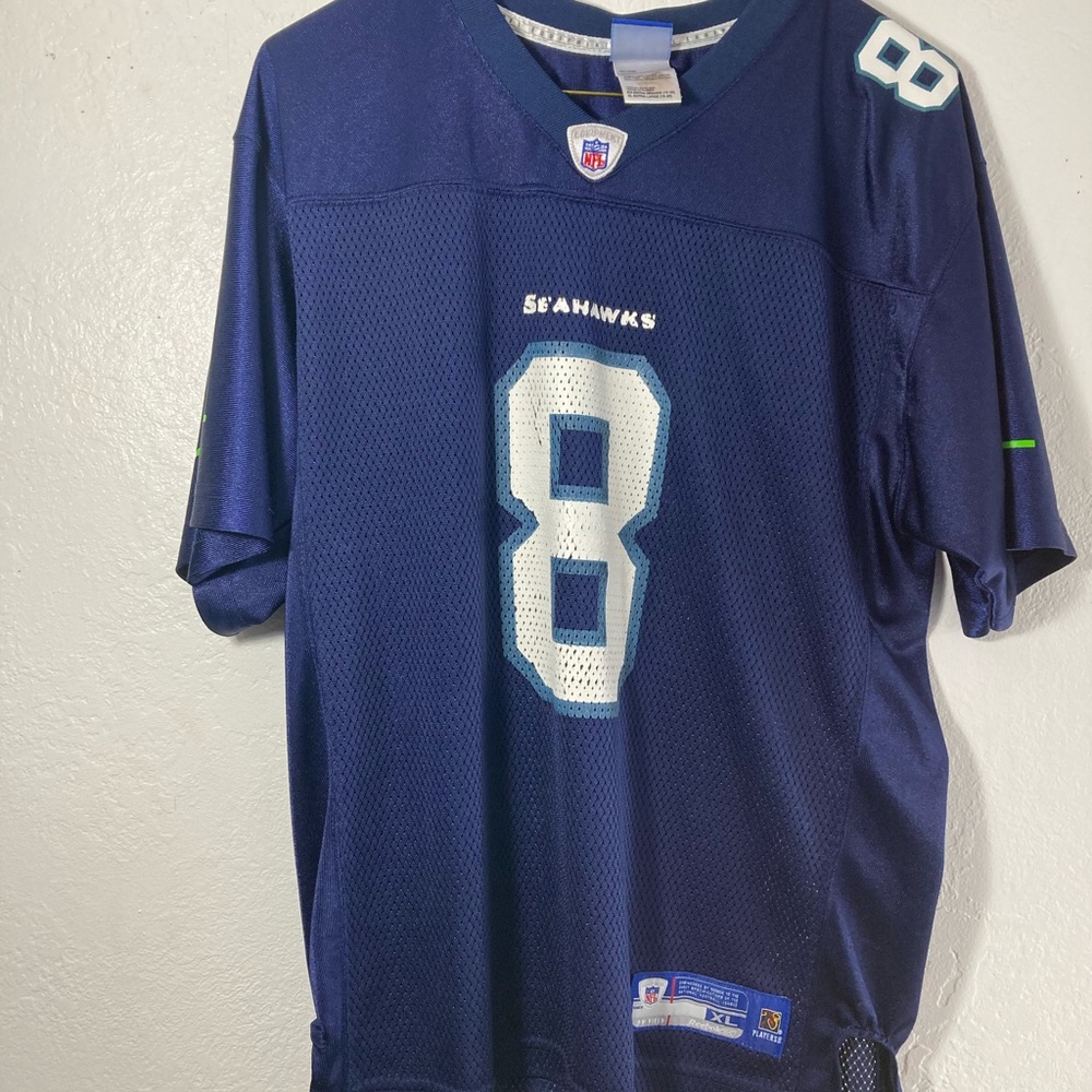 Reebok Seattle Seahawks #8 Matt Hasselbeck NFL Football Jersey Vintage Rare XL